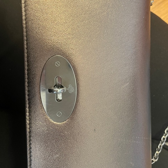 Metallic Silver / Bronze Bayswater Clutch Wallet on Chain - Picture 7 of 12